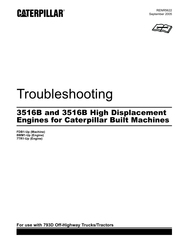 CAT 3516B Engines Troubleshooting Manual RENR5622 - Image 2