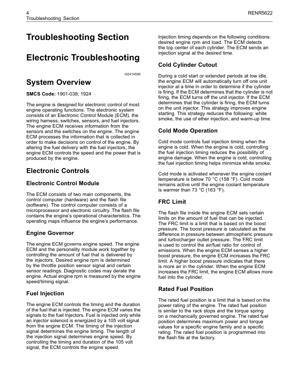 CAT 3516B Engines Troubleshooting Manual RENR5622 - Image 8
