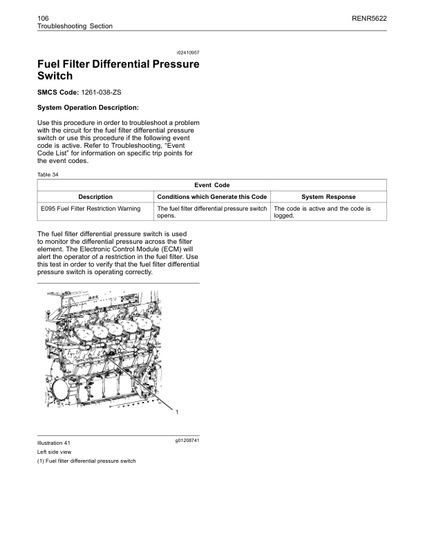 CAT 3516B High Displacement Engine Troubleshooting RENR5622 - Image 14