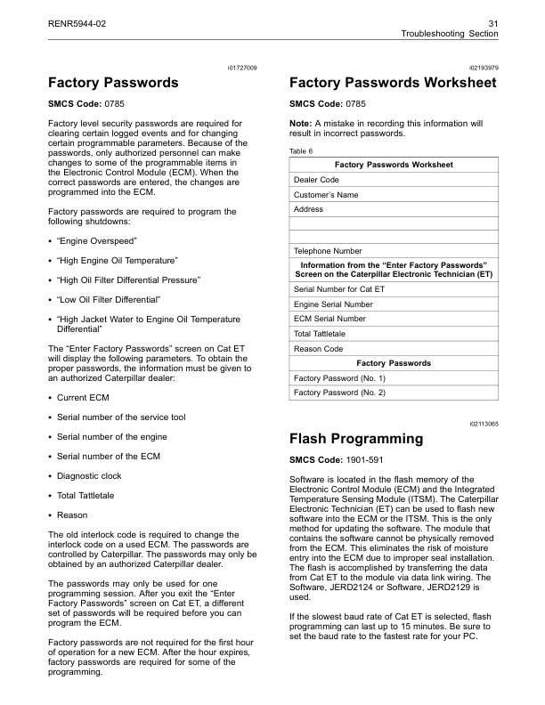 CAT 3516C 3516E Engine Troubleshooting Manual - Image 17