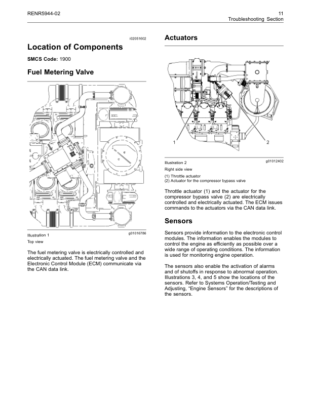 CAT 3516C 3516E Engine Troubleshooting Manual - Image 4