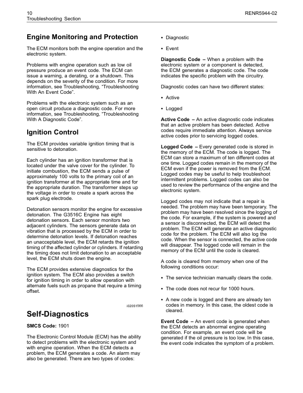 CAT 3516C 3516E Engine Troubleshooting Manual - Image 3