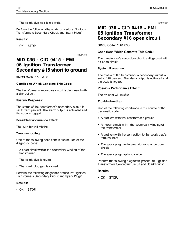 CAT 3516C 3516E Engine Troubleshooting Manual - Image 14