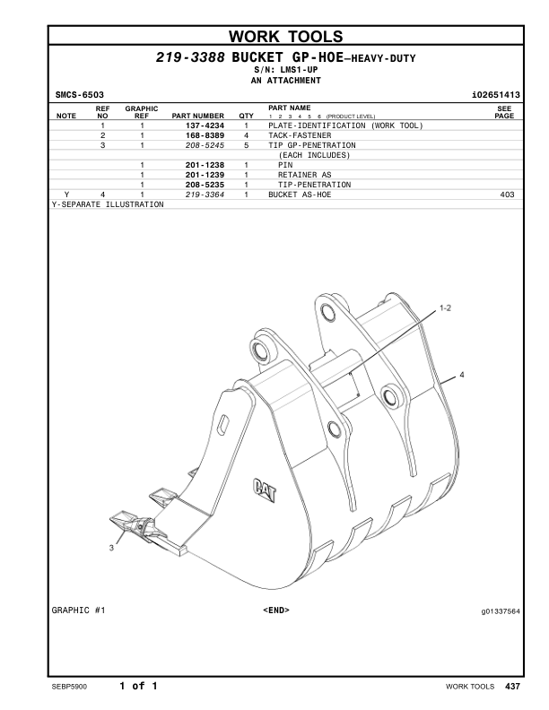 CAT 416E Backhoe Loader Parts Catalog LMS1-UP - Image 15