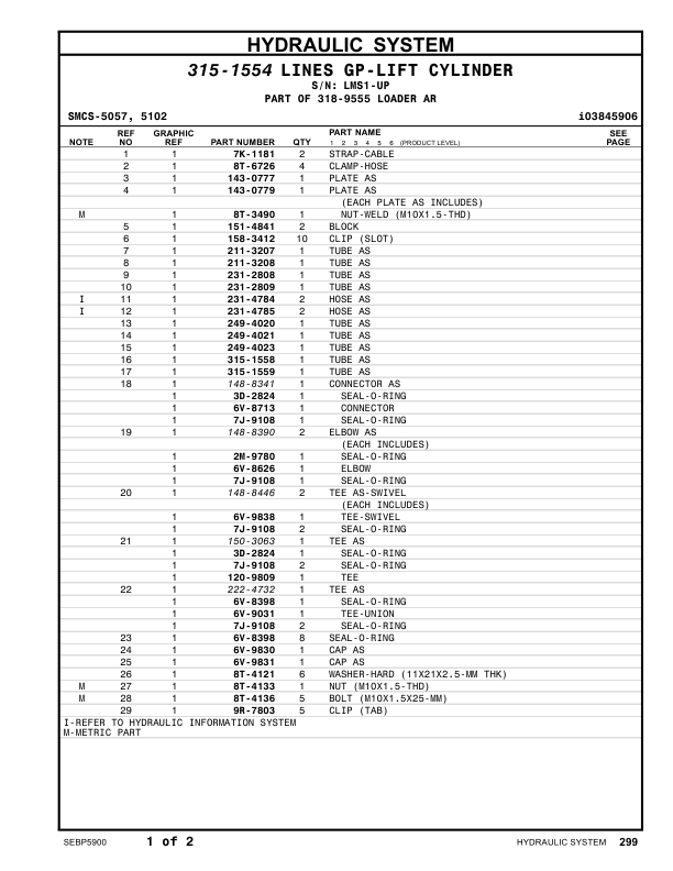 CAT 416E Backhoe Loader Parts Catalog LMS1-UP - Image 12