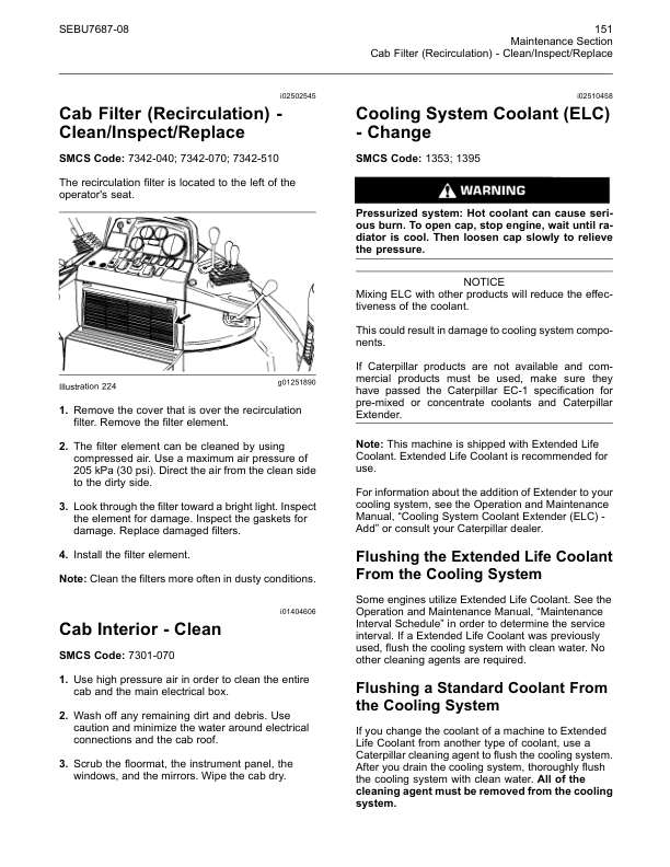 CAT 420E 430E 432E 434E 442E 444E Backhoe Loaders Maintenance Manual SEBU7687-08 - Image 3