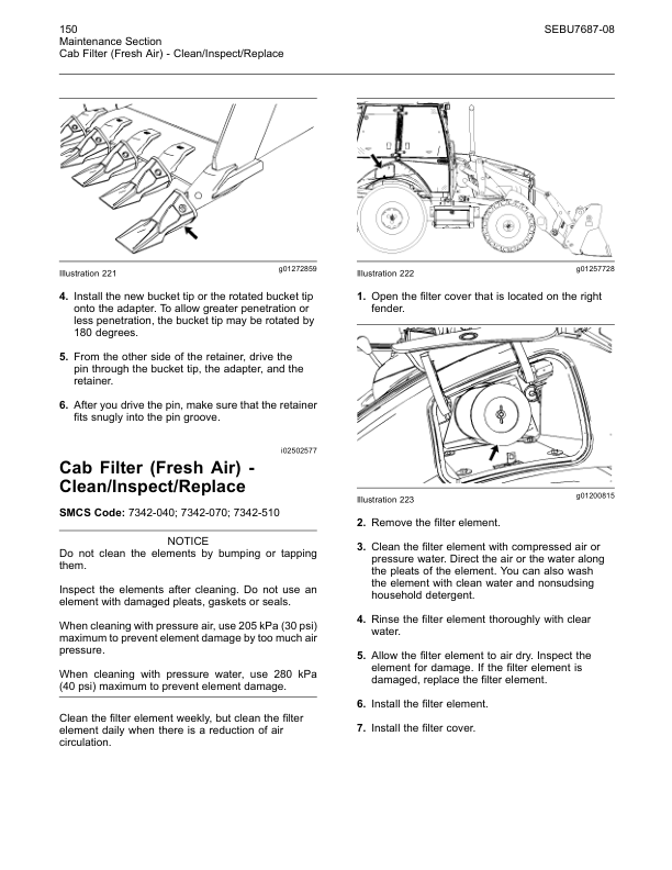 CAT 420E 430E 432E 434E 442E 444E Backhoe Loaders Maintenance Manual SEBU7687-08 - Image 11