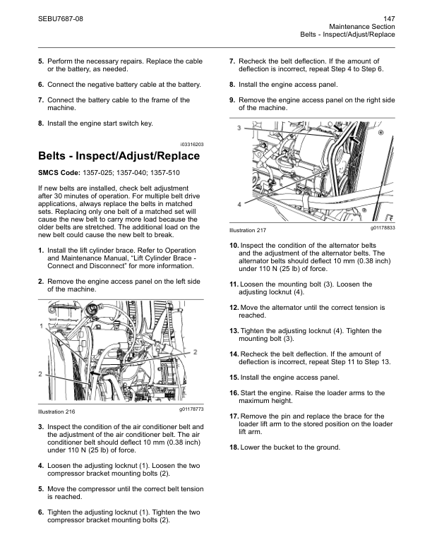 CAT 420E 430E 432E 434E 442E 444E Backhoe Loaders Maintenance Manual SEBU7687-08 - Image 9
