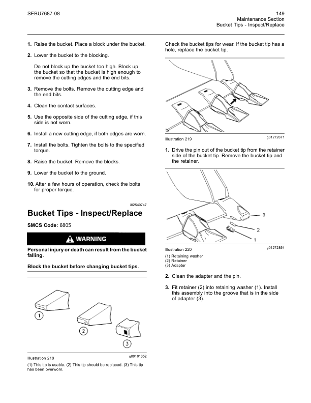 CAT 420E 430E 432E 434E 442E 444E Backhoe Loaders Maintenance Manual SEBU7687-08 - Image 10