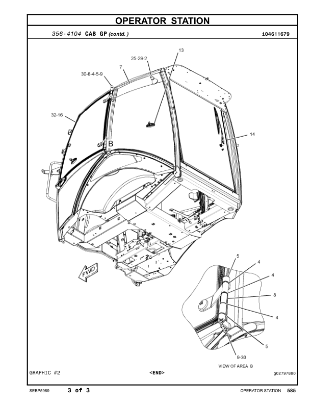 CAT 428F Backhoe Loader Parts Catalog LBH1-UP - Image 14