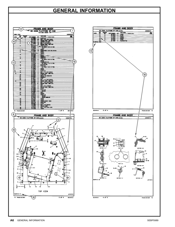 CAT 428F Backhoe Loader Parts Catalog LBH1-UP - Image 3