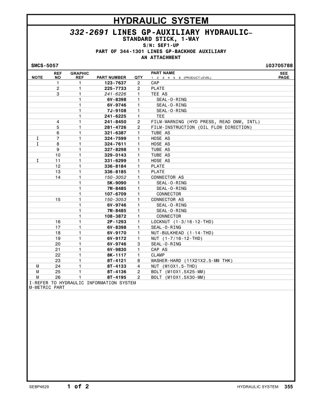 CAT 434E Backhoe Loader Parts Catalog SEF1-UP - Image 14