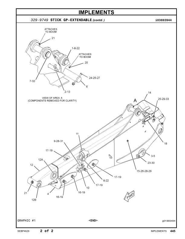 CAT 434E Backhoe Loader Parts Catalog SEF1-UP - Image 15