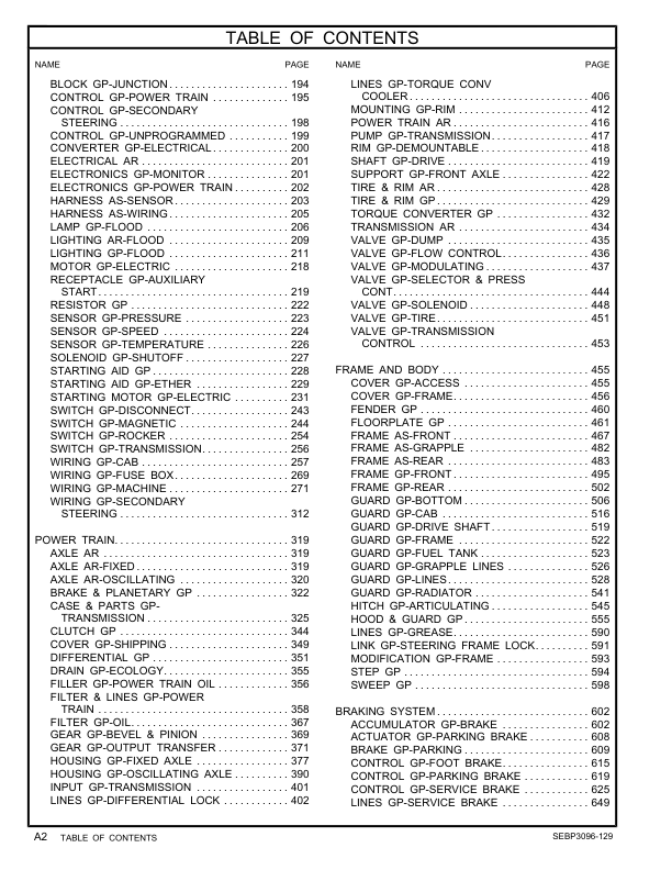 CAT 525B Wheel Skidder Parts Manual 3KZ1-UP - Image 7