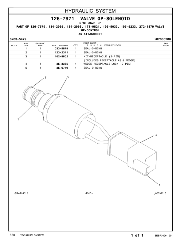 CAT 525B Wheel Skidder Parts Manual 3KZ1-UP - Image 16