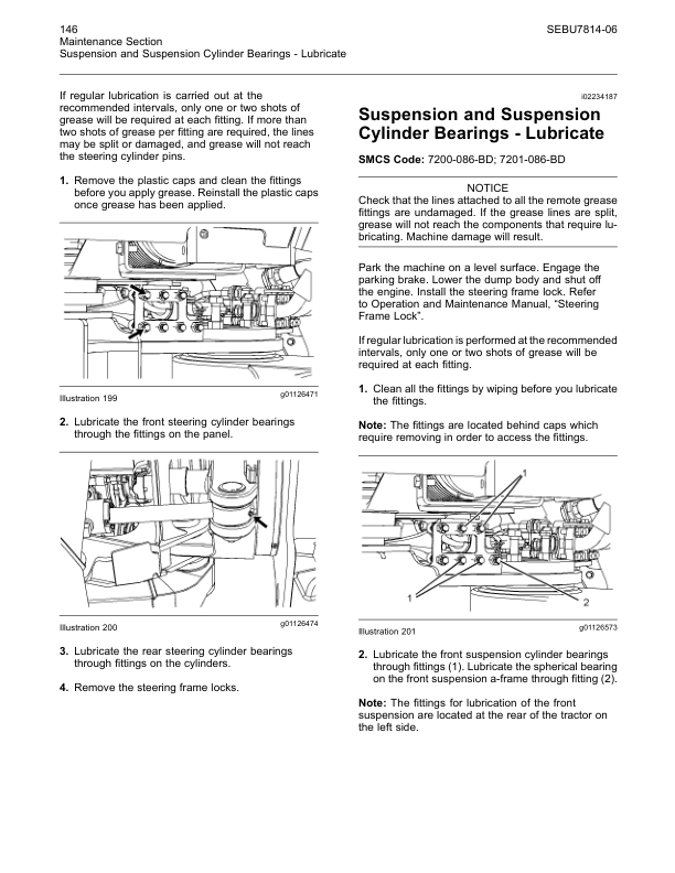 CAT 725 730 Articulated Truck Maintenance Intervals Manual - Image 11