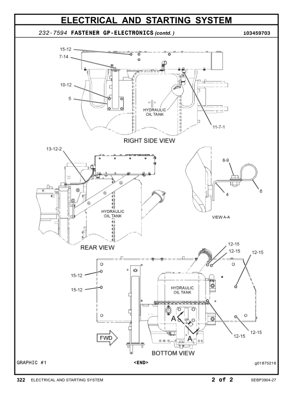 CAT 834H Wheel Dozer Parts Catalog Volume I BTX1-UP - Image 14