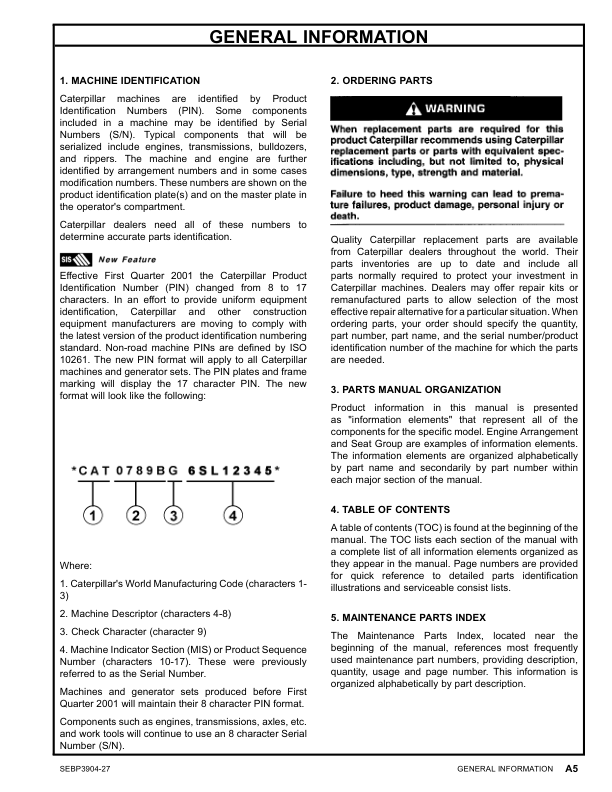CAT 834H Wheel Dozer Parts Catalog Volume I BTX1-UP - Image 10