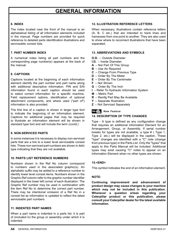 CAT 834H Wheel Dozer Parts Catalog Volume I BTX1-UP - Image 3