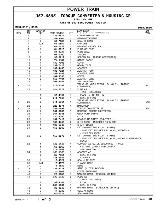 CAT 834K Wheel Dozer Parts Manual LWY1-UP - Image 13