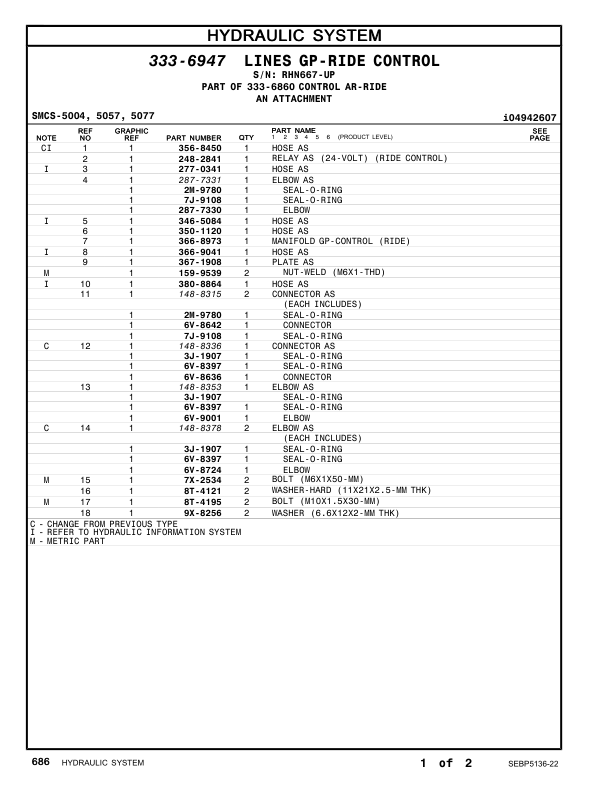 CAT 930K Wheel Loader Parts Manual RHN1-UP - Image 14