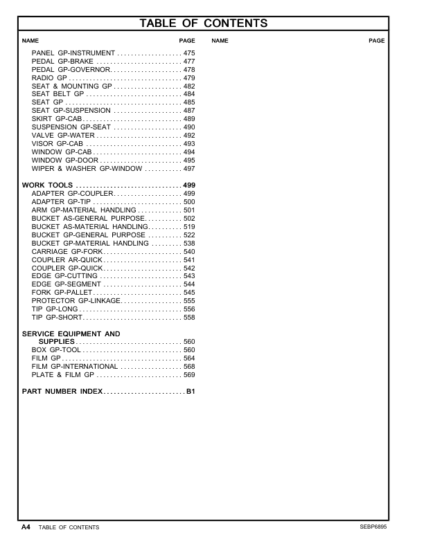 CAT 938K Wheel Loader Parts Catalog HFW1-UP - Image 9