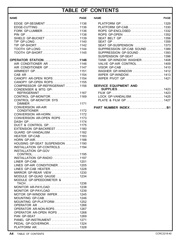 CAT 950F Series II Wheel Loader Parts Manual 8TK1 4TF12112-99999 - Image 9