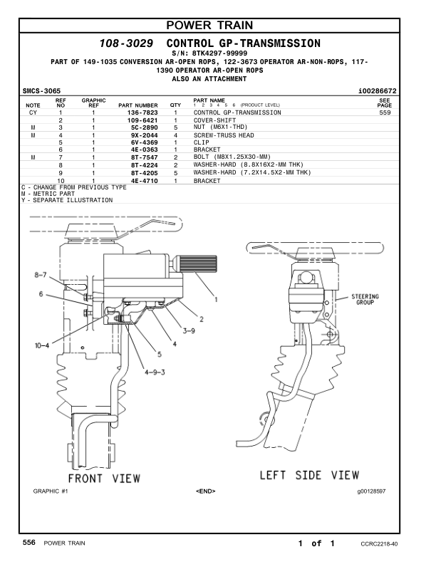 CAT 950F Series II Wheel Loader Parts Manual 8TK1 4TF12112-99999 - Image 12