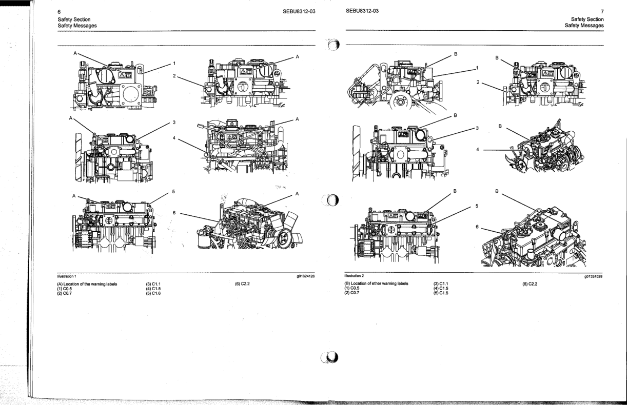 CAT C0.5 C0.7 C1.1 C1.5 C1.6 C2.2 Industrial Engines Operation and Maintenance Manual - Image 8