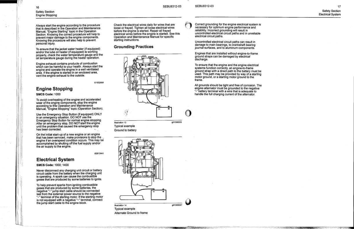 CAT C0.5 C0.7 C1.1 C1.5 C1.6 C2.2 Industrial Engines Operation and Maintenance Manual - Image 13