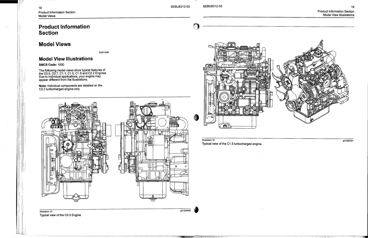 CAT C0.5 C0.7 C1.1 C1.5 C1.6 C2.2 Industrial Engines Operation and Maintenance Manual - Image 3