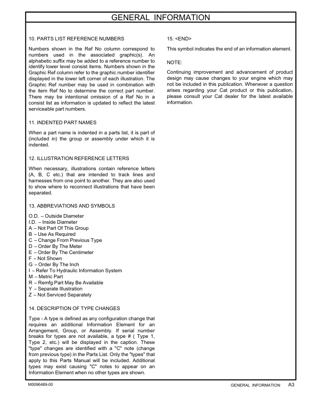 CAT C0.5 Industrial Engine Parts Catalog M0096489-00 - Image 7