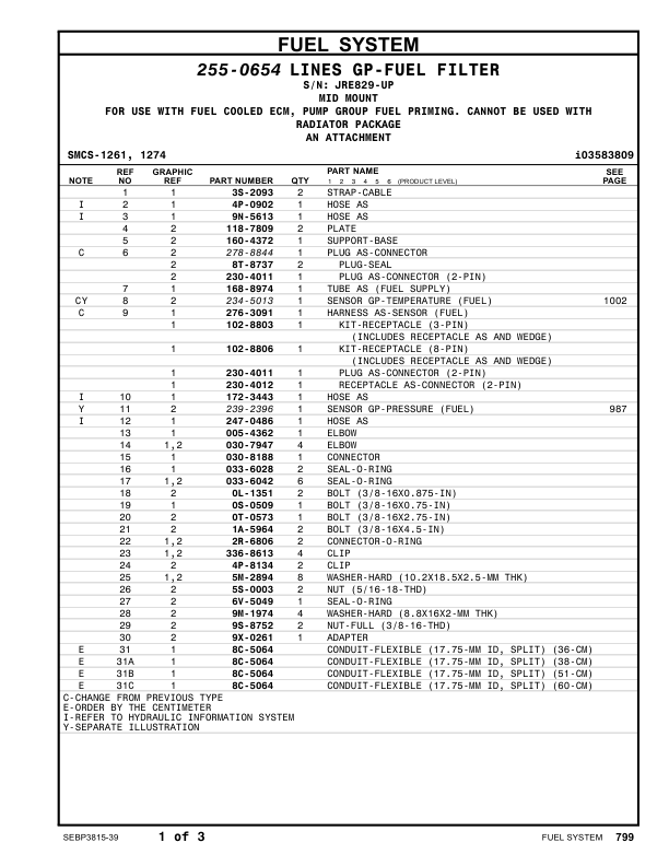 CAT C15 Industrial Engine Parts Catalog Volume II JRE1-UP - Image 8