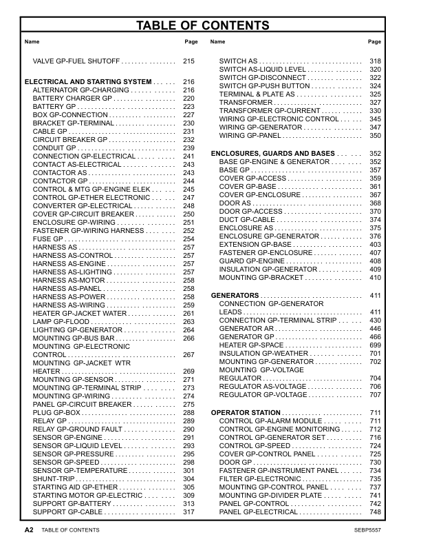 CAT C18 Generator Set Parts Catalog L6B1 L7A1-UP - Image 4