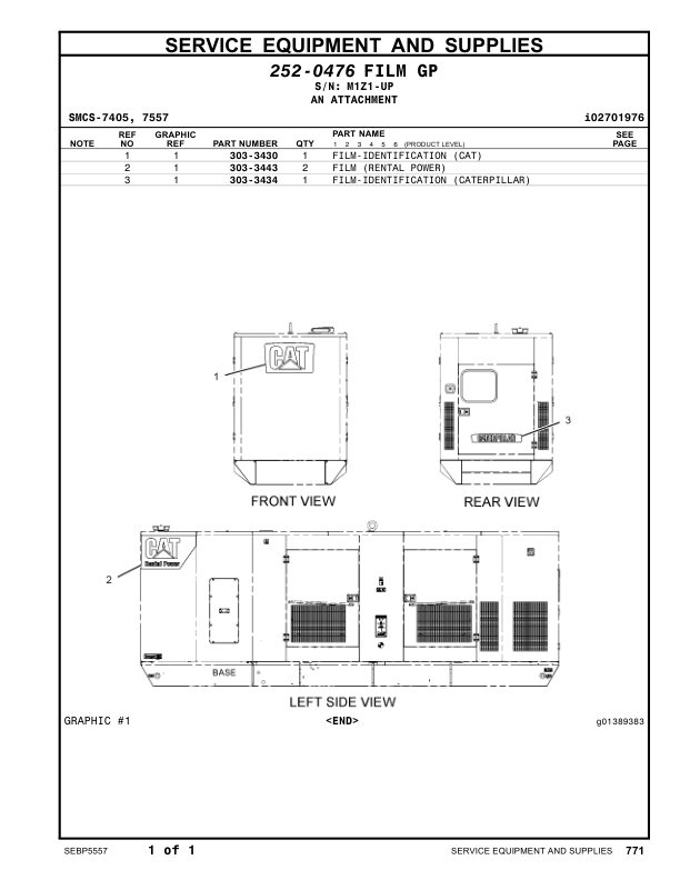 CAT C18 Generator Set Parts Catalog L6B1 L7A1-UP - Image 12