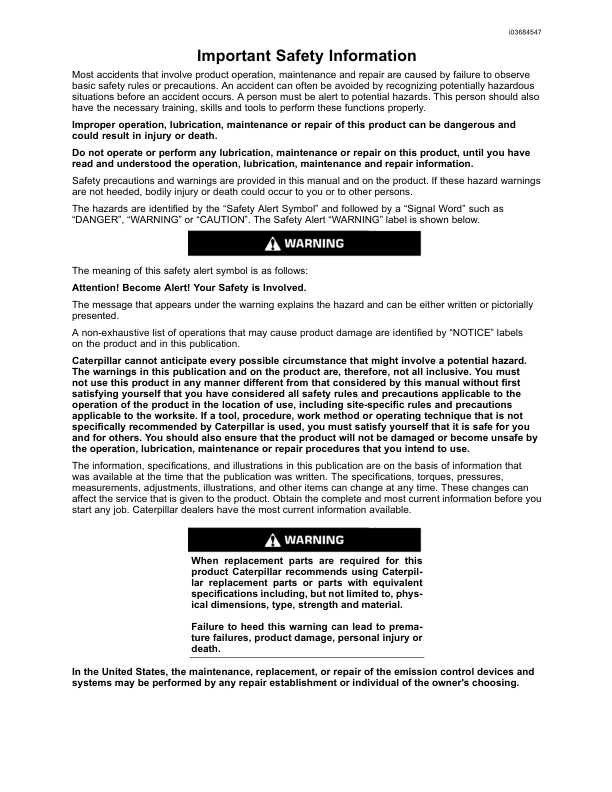 CAT C32 Engine for D11T Track-Type Tractors Troubleshooting RENR9327-03 - Image 6