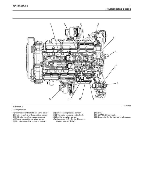 CAT C32 Engine for D11T Track-Type Tractors Troubleshooting RENR9327-03 - Image 4