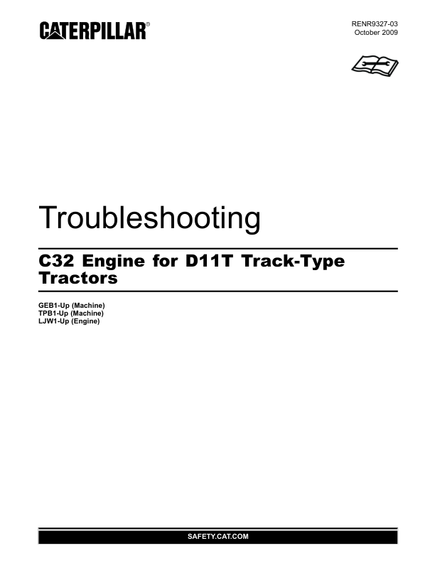 CAT C32 Engine for D11T Track-Type Tractors Troubleshooting RENR9327-03 - Image 2