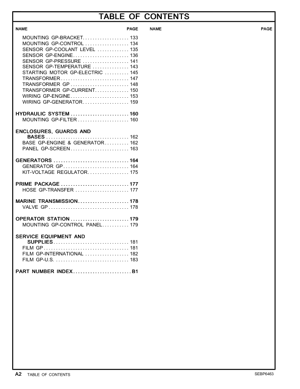 CAT C7.1 Marine Generator Set Parts Catalog SEBP6463 - Image 4