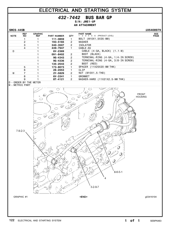 CAT C7.1 Marine Generator Set Parts Catalog SEBP6463 - Image 7