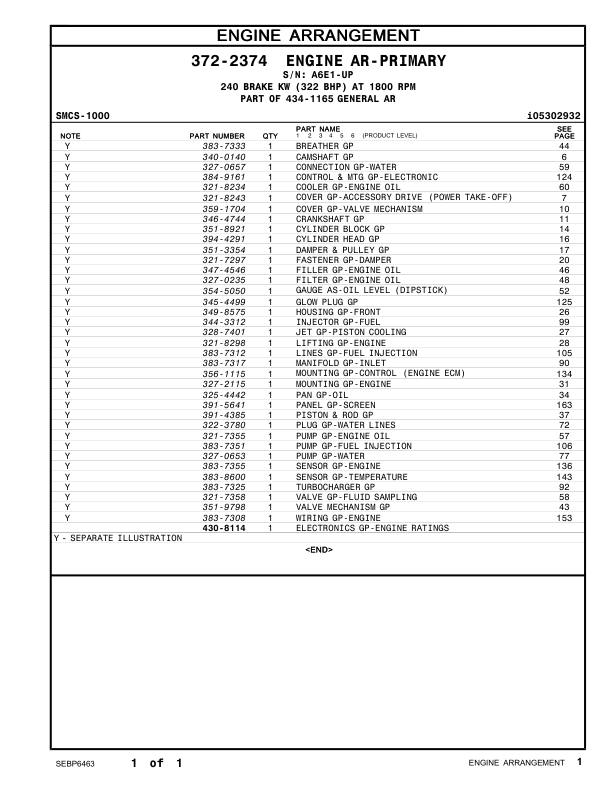 CAT C7.1 Marine Generator Set Parts Catalog SEBP6463 - Image 9