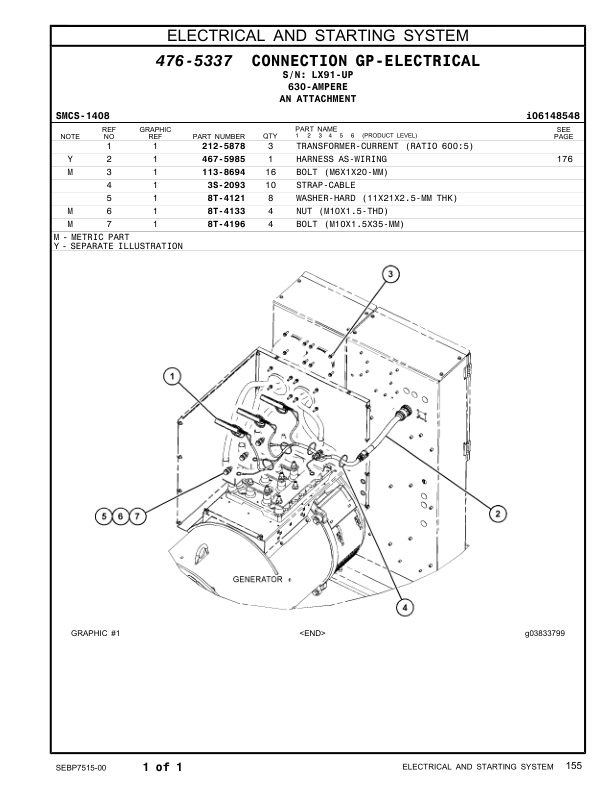 CAT C9 Generator Set Parts CatalogF5A1 F6B1 LX91 S9X1-UP - Image 9