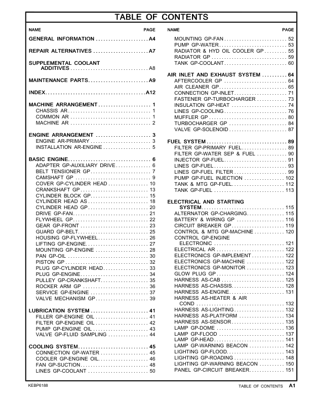 CAT CB44B CB54B Asphalt Compactor Parts Catalog S4P1-UP TWC1-UP - Image 5