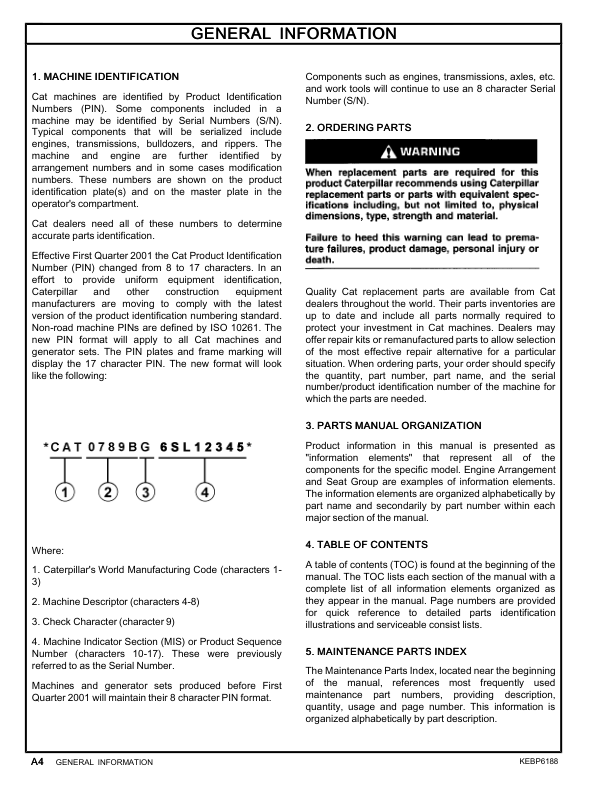 CAT CB44B CB54B Asphalt Compactor Parts Catalog S4P1-UP TWC1-UP - Image 8