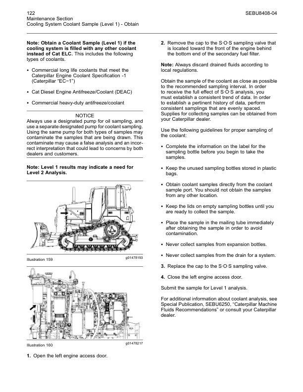 CAT D6N Track Type Tractor Maintenance Intervals Manual - Image 11