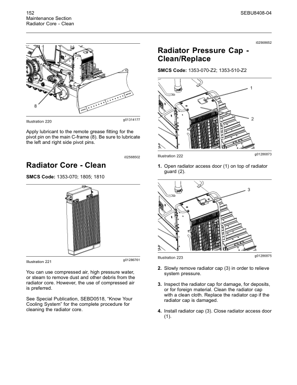 CAT D6N Track Type Tractor Maintenance Intervals Manual - Image 10