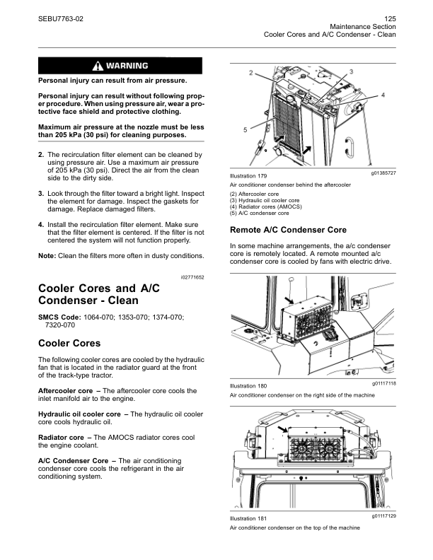 CAT D8T Track Type Tractor Maintenance Intervals Manual - Image 11