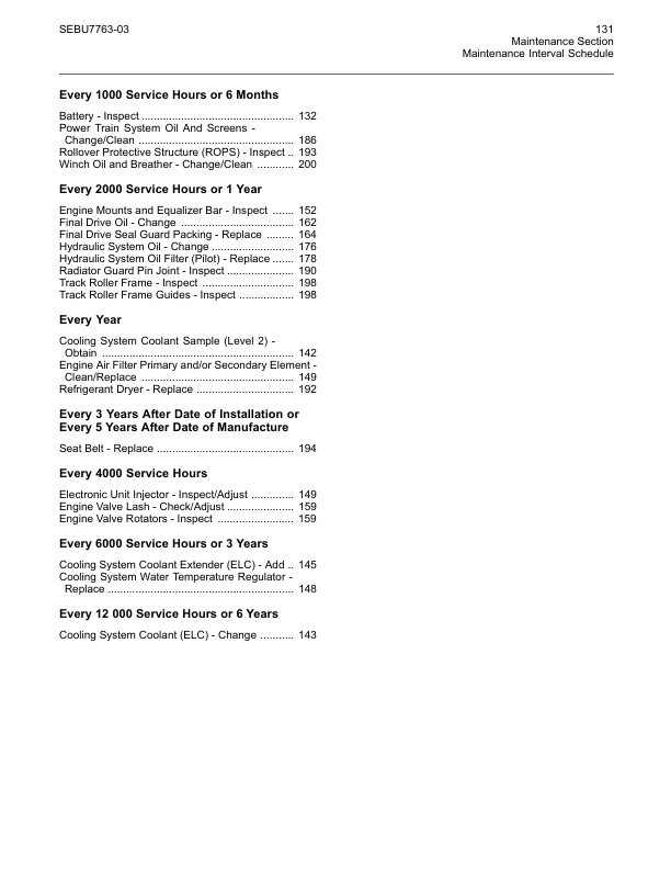 CAT D8T Track Type Tractor Operation and Maintenance Manual J8B1-UP KPZ1-UP - Image 4