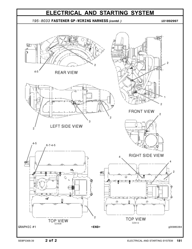 CAT G3408C Natural Gas Engine Parts Catalog BAZ1-UP - Image 10