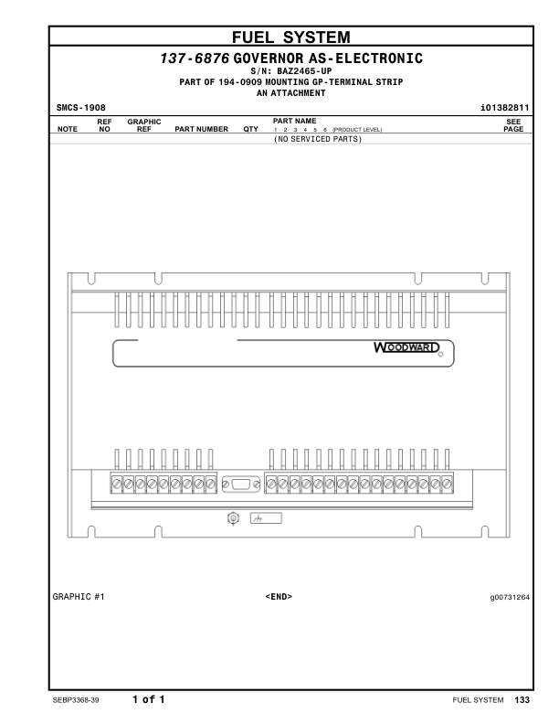 CAT G3408C Natural Gas Engine Parts Catalog BAZ1-UP - Image 9